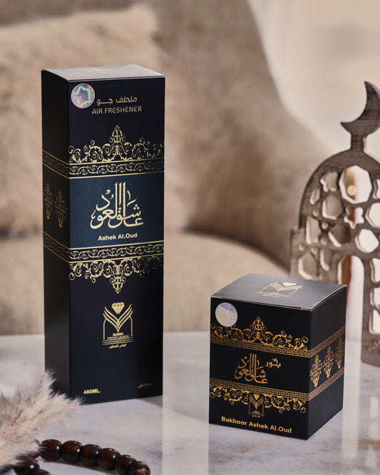 مجموعة عاشق العود ( بخور +معطر)