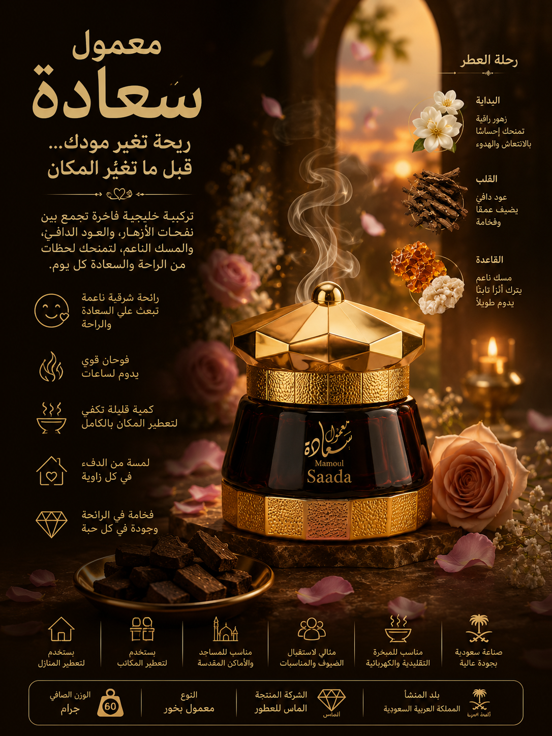 بخور معمول سعادة ( السعودية)
