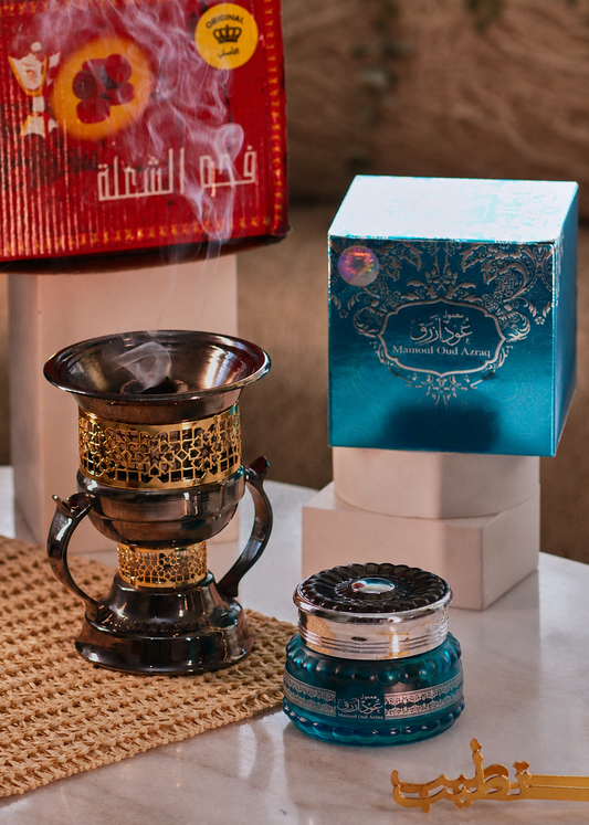 باقة معمول عود ازرق