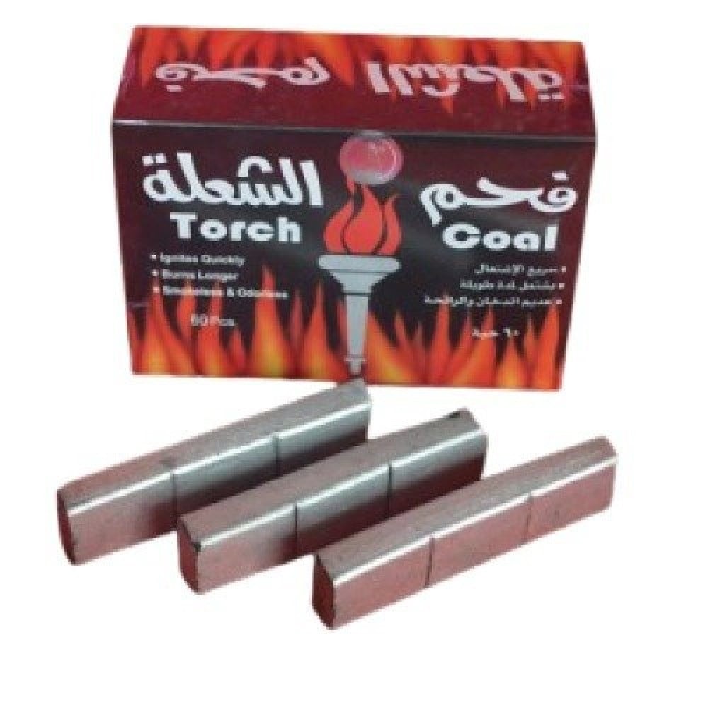 فحم مكعبات فضي مخصص للبخور